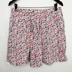 VINTAGE Floral Pleated Front Skort - Size L ⁉️
